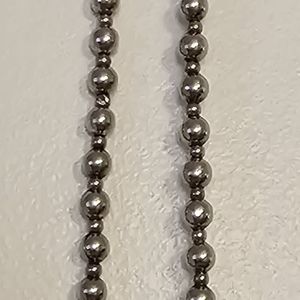 Bead Necklace; Handmade 28"